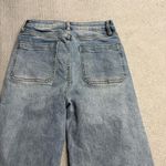 Driftwood  Charlee Patch Pocket Wide Leg Jeans Raw Hem Size 25x32 EUC Photo 6