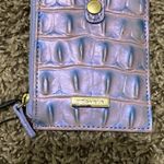 Brahmin  Melbourne Credit Card Slim Leather Wallet‎ FROSTED LILAC Pink Blue NWT Photo 2