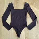 Babaton  Long Sleeve Bodysuit Contour Size XS Brown Photo 3