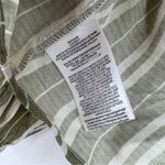 BCBGeneration MAGDA TIE-FRONT STRIPED CROP TOP OLIVE/IVORY STRIPPED SIZE SMALL Photo 6