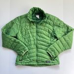 Patagonia Women's Green Puffer Feather Down Jacket Size X-Small Photo 1