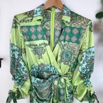 Elliatt  NWT Productions Mini Dress in Green Multi Size Small Photo 5