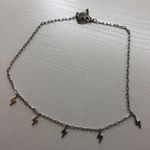 Francesca's Silver Lighting Bolt Necklace Photo 0