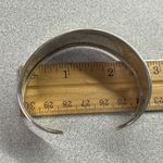 Vintage Sterling 925 Thailand Cuff Bracelet Ornate Floral Scroll Hand Engraved Silver Photo 6