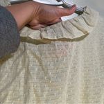 ASOS  Light Green Mini Dress Ruffle Long Sleeve Swiss Dot Boho Spring Cottagecore Photo 11