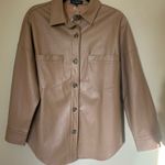 Blu Pepper Leather Coat Photo 0