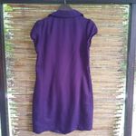 The Limited  8 Purple Capped Sleeve Shirt Dress Photo 3