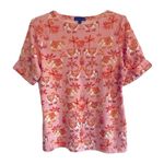 Karen Scott  Plus‎ Size Elephant Print Cuffed Elbow Women’s Shirt Size 1X Photo 0