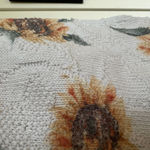 Vintage Sunflower Knit Crop Top Size M L Short Sleeve Beige 90s Cottage Yellow Size M Photo 5