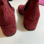  Shoes‎ Coach Tia Suede Ankle Bootie Wine Red Size 7 Photo 6