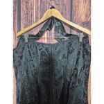 Frederick's of Hollywood  CORSET Lace Up Black Floral Bustier Lingerie Sz 42 Photo 2