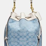 Coach Field Bucket Bag In Signature Chambray c4693 Photo 1