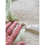 THE LABEL Embroidered Sage Green Mini Babydoll Dress Sz M Photo 6