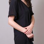 Free People We The Free Black Free Fallin Short Sleeve Shirt Photo 1