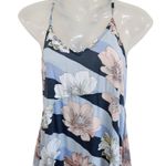 O'Neill Floral Swim Aries Wrap Cover-Up Flowy Adjustable Strap Blue Sz Medium Photo 2