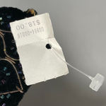 Vintage Beaded Belt Women Velvet Deadstock‎ Tassels Black Ties Dramatic Elegant Photo 6