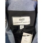 Hilary Radley Katherine Barclay NWT Mixed Media Blazer Denim Insert Jacket M Photo 2