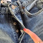 RE/DONE Women's 90s High Rise Loose Fit Straight Leg Jeans 26 Destroyed Mar Photo 7