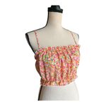 Show Me Your Mumu  Beachy Blosom Women Dakota Top Size XL Photo 2