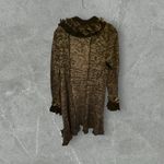 Alberto Makali ‎ Cardigan Sweater with Real Fur Trim Photo 5