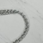 Draped Silver Tone Metal Chain Link Belt Y2K XS/Small XS/S ✨ Photo 8
