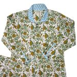 SZ Blockprint Jumpsuit Padra Print in Moss Floral Cotton One Photo 3