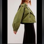 Free People x Revolve Looking Glass Crop Trench Coat Photo 2