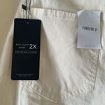 American Bazi NEW  Ivory White High Rise Wide Leg Womens Cargo Pants Photo 3