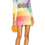 CASABLANCA Waist Cut Bodycon Dress in Rainbow 36 New Mini Cocktail Womens Pink Size undefined Photo 0