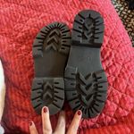 Toms Tom’s Platform Loafers Women Size 6.5 Red Plaid With Patchwork Photo 5