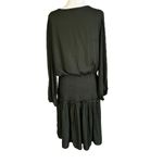 Grade & Gather Green Smocked Waist A-line Dress Women Size Large | 67-8 Photo 1