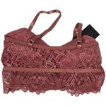 Frederick's of Hollywood  Lace Bralette‎ Duce Red Burgundy Bralet Bralette S Photo 3