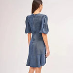 Amur Women's Blue Denim Emery Knee‎ Length Dress size 2 Photo 1