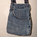 Handmade  possibly vintage Denim and Plaid Women's Crossbody Bag Photo 3