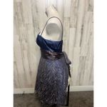 Jump Apparel Blue & Silver Glitter Fit & Flare Dress – Size 11/12 Black Photo 1