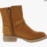 Brash -  cinnamon gold studded boots short 1 inch size 6 Photo 15