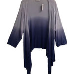 Avenue  purple ombre light weight open waterfall cardigan 18/20 Photo 0