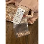 In The Mood For Love Elisa Sequin 3/4 Sleeve Sheath Mini Dress Gold XS NWT Photo 8