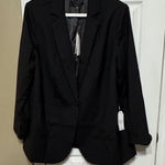 Universal Standard NWT  Classic Black Wool Blend Blazer Size Medium Photo 0