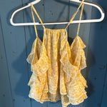 Old Navy Yellow Ruffled Camisole Top | Women’s Size Small Photo 3