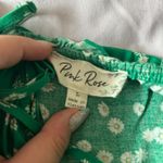 Pink Rose Green Ditsy Floral Babydoll Sundress Photo 2