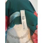 Her Clothing Maxi Floral Kimono Top Medium Green Photo 6