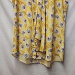Bisou Bisou Button Down Blouse, Tie, Sz Large Photo 4