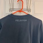 Peloton  Crewneck Pullover Sweatshirt M Navy Blue Pocket Photo 6