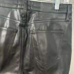 Pistola  Faux Leather Pants Aline High Rise Skinny in Onyx Size 25 Photo 4