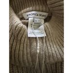 Veronica Beard Dickey tan Brown NWT NASSAU OATMEAL Wool Scarf sweater Vest Photo 4