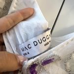 Mac Duggal  10893 Purple Embellished Lace Sleeveless V Gown white multi 6 CL1 Photo 6