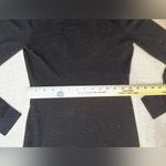 Forever 21  XXI Studded Sweater Mock Neck Bodycon Dress Black Size Med Open Back Photo 6