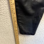 Free People Pants Womens 0 Black Faux Leather High Rise Pleated Tapered Barrel Photo 11