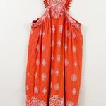 Loft Ann Taylor Ole Swing Dress Floral Halter Pom Pom Fringe Photo 2